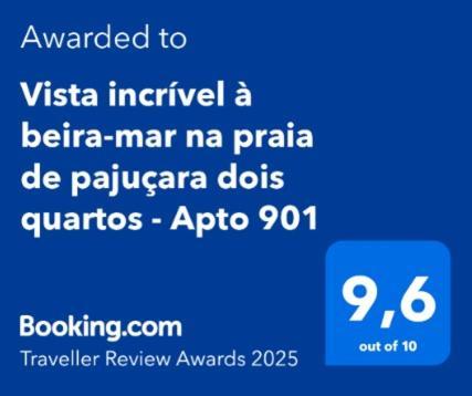 Maceió Exclusividade Com Vista Incrivel A Beira-Mar Na Praia De Pajucara Dois Quartos - Apto 901 מראה חיצוני תמונה